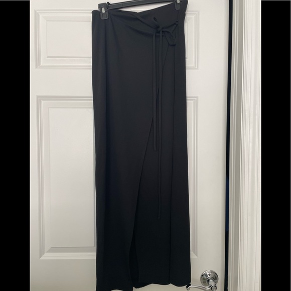 EXTE Dresses & Skirts - EXTE Wrap Around Black Skirt